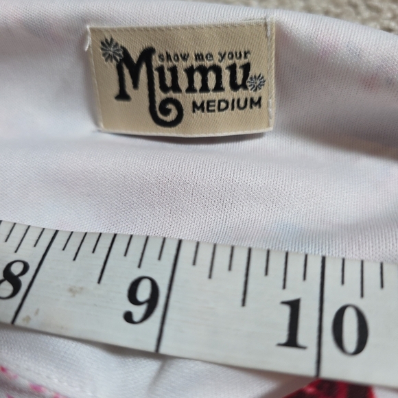 Show Me Your Mumu Circus Mini Slip Dress Size M Abrias Pink Diamond Print - Picture 8 of 8